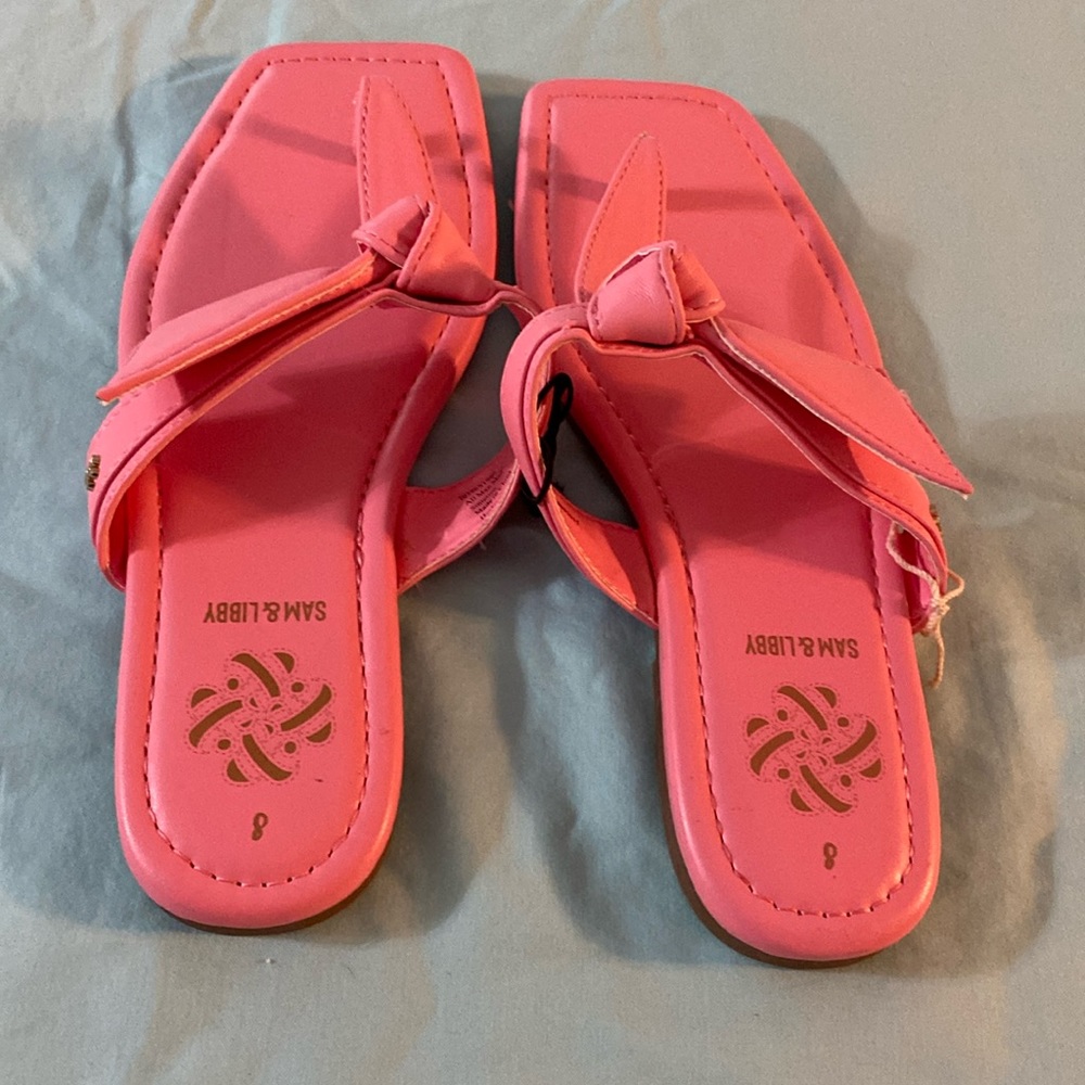 Sam & Libby Tia bow sandals.